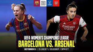 Barcelona Vs. Arsenal | UEFA Women's Champions League Matchday 1 Full Match