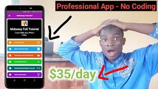 How to Create a High Earning Admob App without Coding - Mobeasy