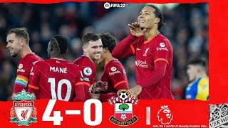 Liverpool vs Southampton 4-0 | All Goals & Highlights | Premier League 2021/22 | Matchday 13