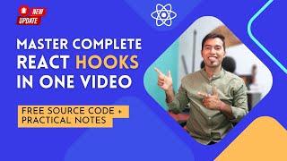 Master Complete React Hooks Tutorial in Hindi ???? Free Notes + Code