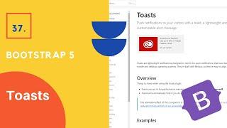 Bootstrap Toasts in Hindi