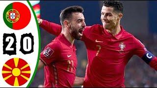 Portugal vs North Macedonia 2 - 0 Extended Highlights & All Goal 2022 HD, World Cup qualifiers final