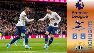 Highlights  Tottenham VS newcastle - Extended Premier League 2021 / 2022