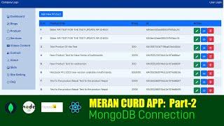 MERN Stack tutorial for beginners. Mongodb Connect with node.js Backend Part-2