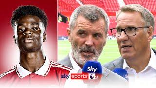 "I like everything about him" | Keane, Merson and Hasselbaink praise Bukayo Saka