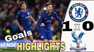 CHELSEA WINS | Chelsea1 X 0 CRYSTAL PALACE -PREMIER LEAGUE 2022 -23 - REALISTIC GAMEPLAY PES21