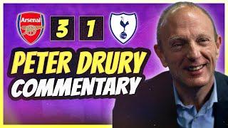 PETER DRURY COMMENTARY! | Arsenal 3-1 Tottenham