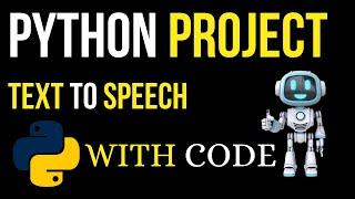 Text to Speech Python Project - text to speech in python | convert text to speech in python