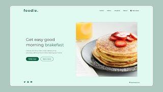 Make a Restaurant Website In HTML CSS and JavaScript | HTML Website Project for Practice