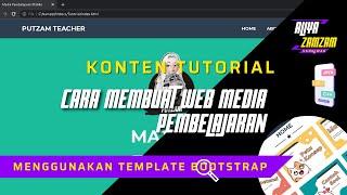 Membuat Web Media Pembelajaran menggunakan Template Bootstrap || by Aliya Zamzam