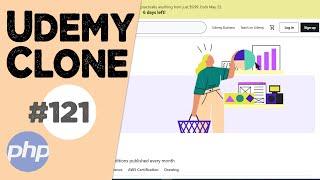 #121 Improving javascript code 3 | Udemy clone from scratch in php | Quick programming tutorial