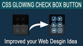 CSS Glowing Button Animation | Fontawesome Icons HTML & CSS Tutorial