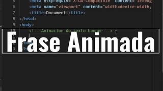 Animar texto con JavaScript - Tutorial