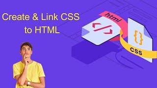 How to Create & Link CSS to HTML In Visual Studio In Hindi