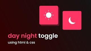 How To Make Dark Mode Toggle Button Using HTML CSS & JS