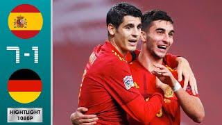 Spain vs Germany 7-1 (agg) Highlights & All Goals | Nation League 2021