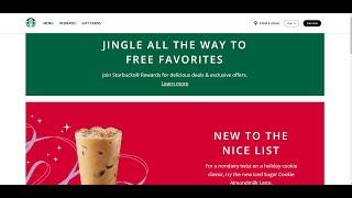 Build a Starbucks Responsive Landing Page Clone in HTML5 CSS3 and Javascript