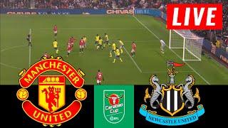 Man United vs Newcastle United | Carabao Cup 2023 | Live Football | Pes 21 Gameplay