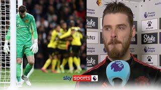 "It was embarrassing!" | David de Gea gives honest assessment on Man Utd's defeat to Watford