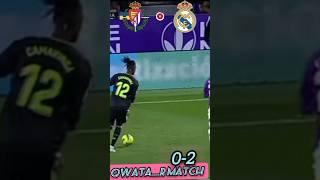 Highlight Real Valladolid v Real Madrid 0/2... #shorts  #youtubeshorts