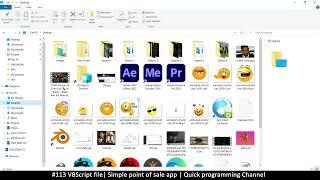 #113 VBScript file | Simple point of sale app in php & javascript | Quick programming tutorial