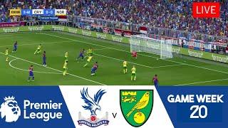 Crystal Palace vs Norwich Premier League Game Week 20 eFootball 2021