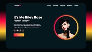 ???? Portfolio Website Html CSS JavaScript | Animated Portfolio Website Tutorial