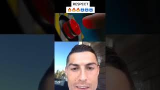 SUBSCRIBE ????❤ Cristiano Reacting Respect ???????????? #reaction #shorts #cr7 #respect