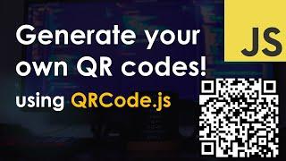 Create QR Codes in JavaScript with QRCodes.js