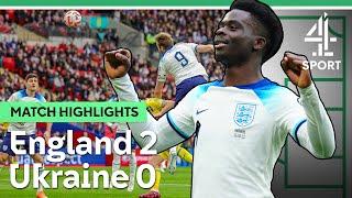 England v Ukraine (2-0) | Saka Screamer In England Win | Match Highlights | Euro 2024