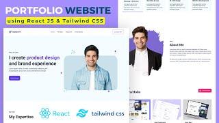 Personal Portfolio Website using React JS and Tailwind CSS