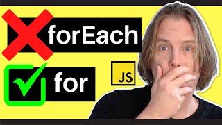 forEach is BAD! for Async Await Code | Advanced Async/Await Javascript Tutorial