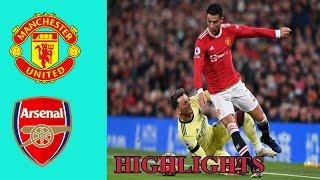 Manchester United vs Arsenal 3-1 Extended HIghlights | Premier League 22/23 | Antony Score Debut !