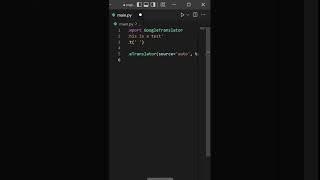 Translating multiple words in 21 seconds with python! | #shorts