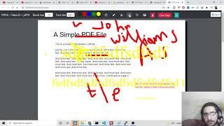 Build PDF.js Adobe Acrobat Online PDF Document Editor in Browser Using FabricJS,jsPDF in Javascript