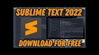 Sublime Text 2022 | Crack + License Version | Full Version