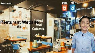 HOW TO BUILD A RESTURANT WEBSITE IN HTML AND CSS FOR BEGINNERS TUTORIAL 2022 | PROGRAMMINGWITHRAYYAN