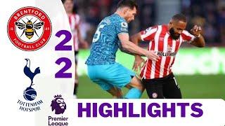 english premier league 2022 highlights | brentford vs tottenham