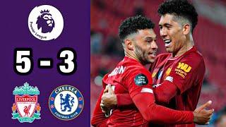 Liverpool vs Chelsea (5-3) | Extended Highlights and Goals - Premier League 2019/20 (HD)