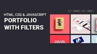 Portfolio Filter Gallery using HTML CSS & JavaScript | Filterable Gallery | Image gallery filter CSS