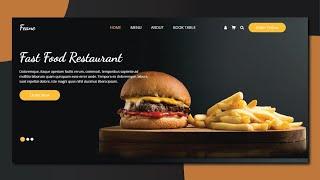 Full Responsive Fast Food | Restaurant Website With Html , Css & Bootstrap 5 | Free Source Code ????