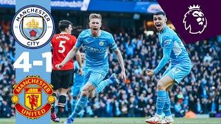 HIGHLIGHTS Man City 4-1 Man United | De Bruyne, Mahrez & Sancho Goals | MANCHESTER IS BLUE! ????