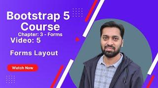 Bootstrap 5 Course - Chapter 3 - Forms Control - Forms layout - Login Form - in UrduHindi