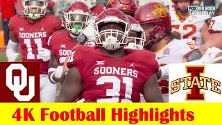 (4K) Iowa State vs #13 Oklahoma Football Game Highlights 11 20 2021