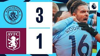 HIGHLIGHTS Man City 3-1 Aston Villa | Premier League | Rodri, Gundogan & Mahrez Goals