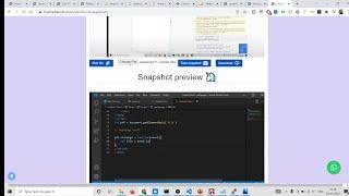 Javascript Project to Take Snapshot or Thumbnail of Video File at Certain Time in Browser Using HTML