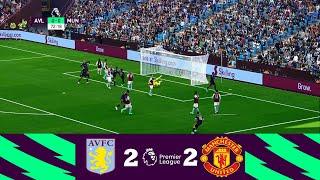 Aston Villa vs Manchester United 2-2 | Premier League | Match Highlights