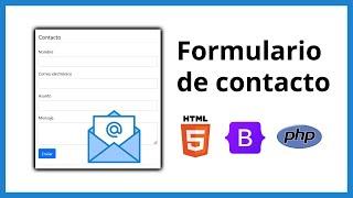 Crea un formulario de contacto para tu web