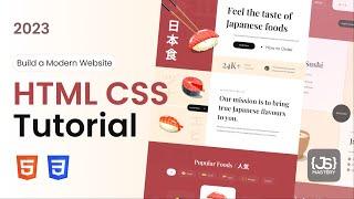 Build and Deploy a Responsive Website | Beginner HTML CSS Tutorial on How to Make a Website in 2023