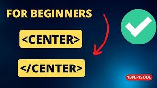 Center element in html elements part8|html 5 in hindi urdu series|episode 15|